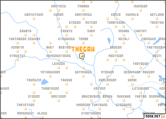 map of Thègaw