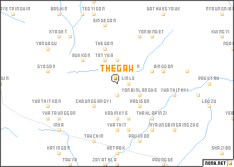 map of Thègaw