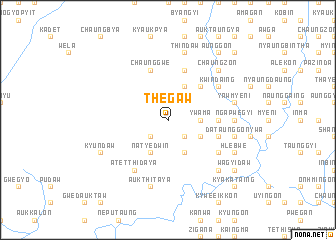 map of Thegaw