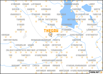 map of Thègaw