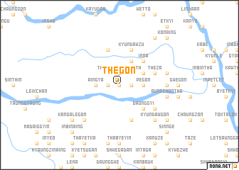 map of Thegon