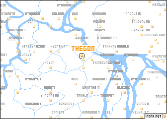 map of Thēgôn