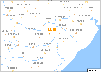 map of Thegon