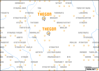 map of Thegon