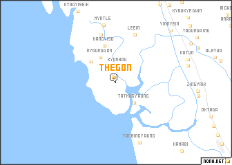 map of Thegon