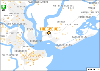 map of The Groves