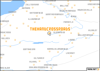 map of The Hand Cross Roads
