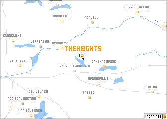 map of The Heights