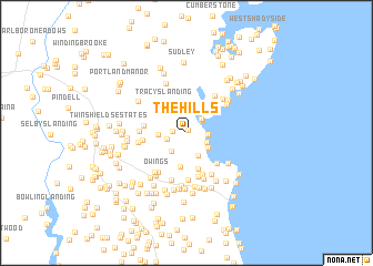 map of The Hills