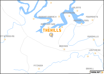 map of The Hills