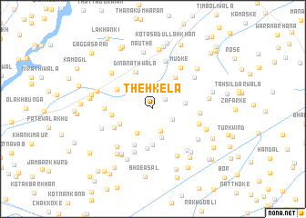 map of Theh Kela