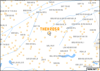 map of Theh Rosa