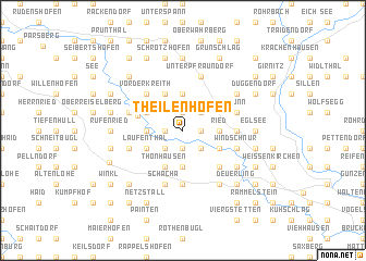 map of Theilenhofen