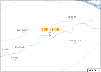 map of Theilman