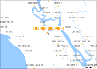 map of Theindaungpāra