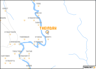 map of Theindaw