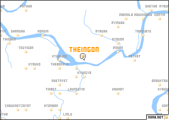 map of Theingôn