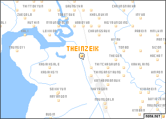 map of Theinzeik