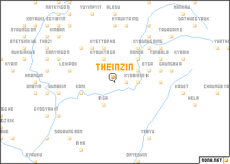 map of Theinzin