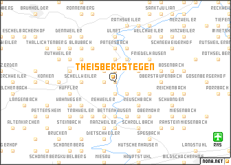 map of Theisbergstegen