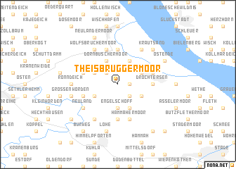 map of Theisbrüggermoor