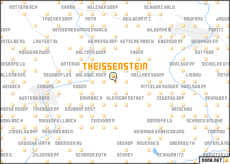 map of Theißenstein