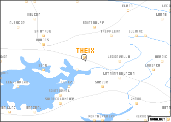 map of Theix