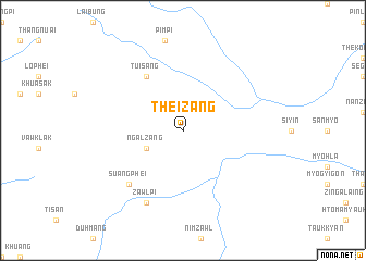 map of Theizang