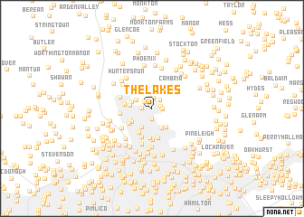 map of The Lakes