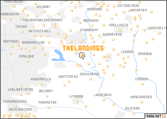 map of The Landings