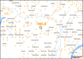 map of Thela