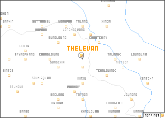 map of Thè Lé Van