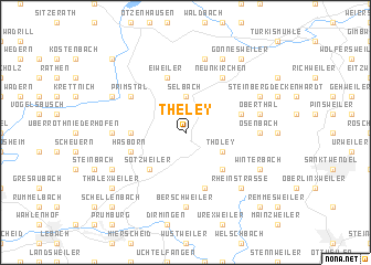 map of Theley