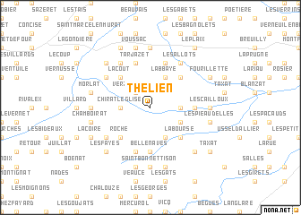 map of Thélien