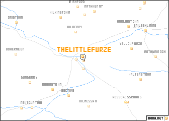 map of The Little Furze