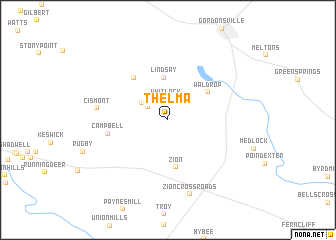 map of Thelma