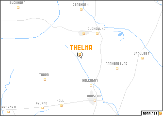 map of Thelma