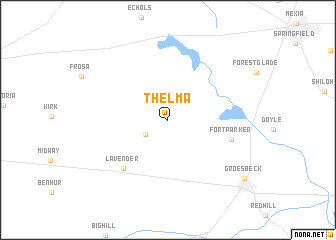 map of Thelma