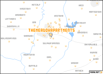 map of The Meadow Apartments