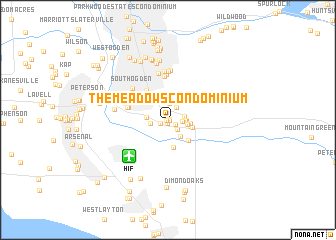 map of The Meadows Condominium