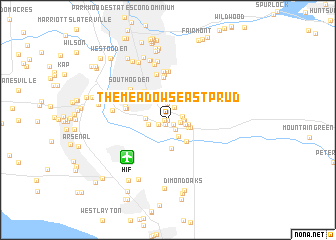 map of The Meadows East PRUD