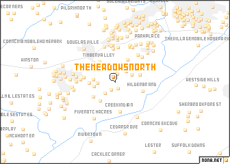 map of The Meadows North