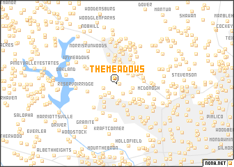 map of The Meadows