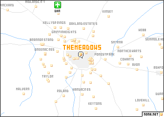 map of The Meadows