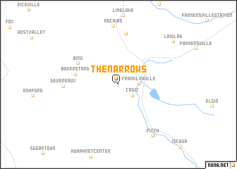 map of The Narrows