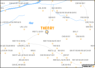 map of Thenay