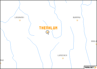 map of Thenhlum