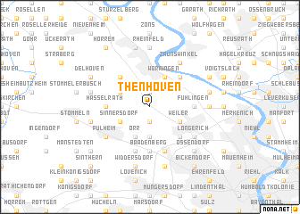 map of Thenhoven