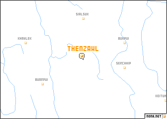 map of Thenzawl