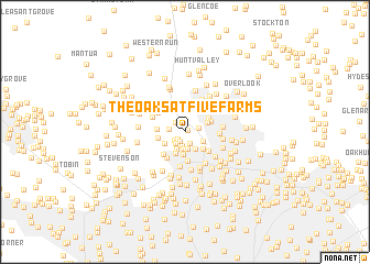 map of The Oaks at Five Farms